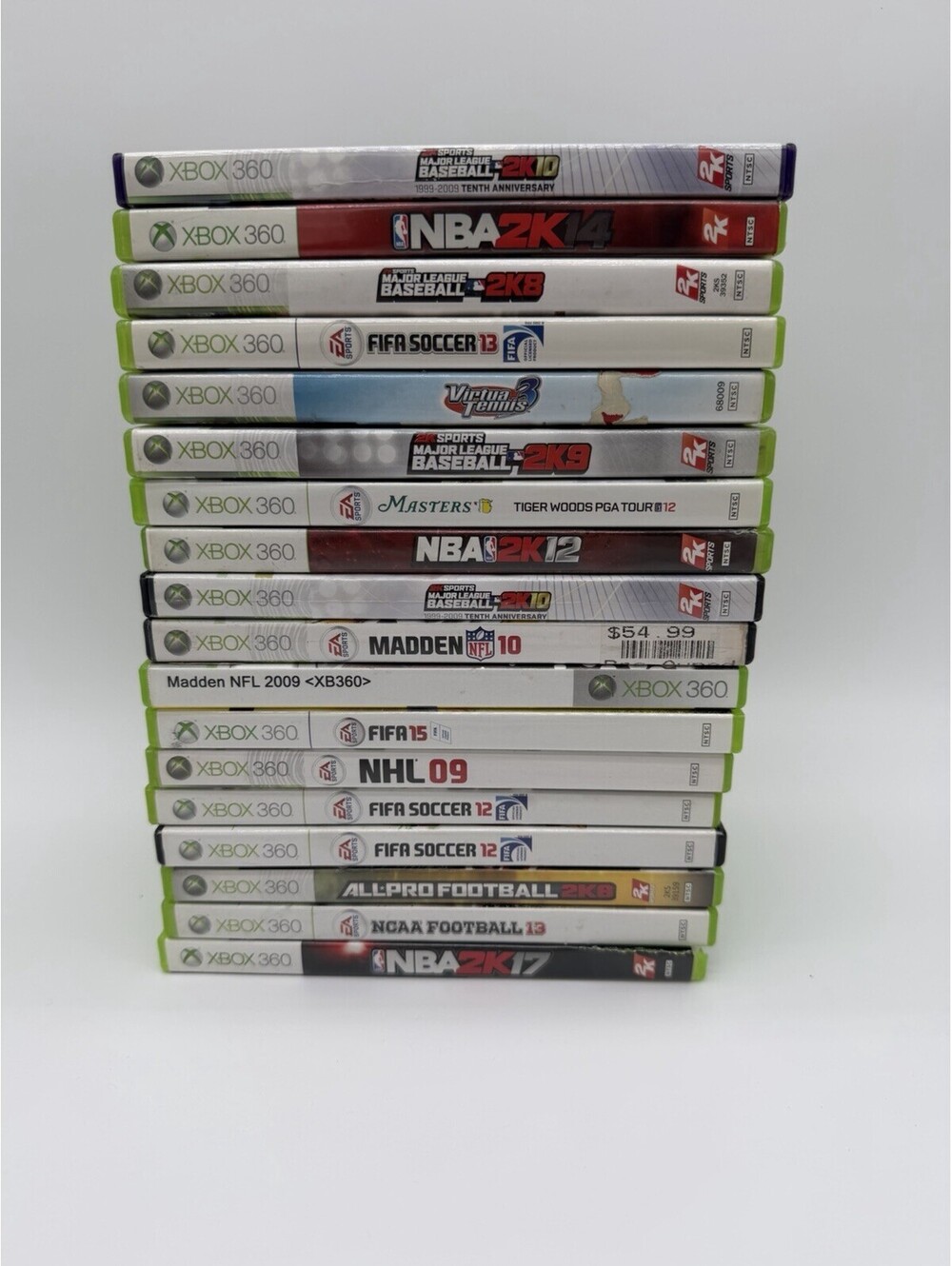 xbox 360 sports games lot